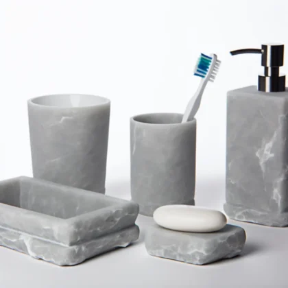 Akcesoria łazienkowe "Stone" (5 szt.)